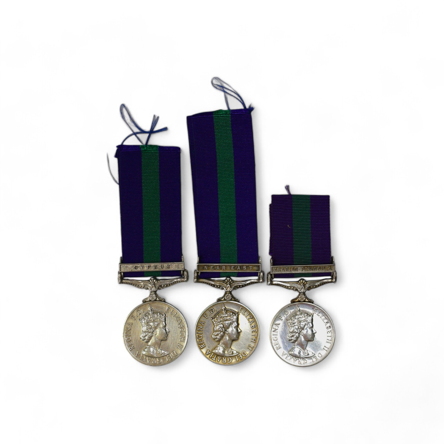 Three ERII General Service Medals